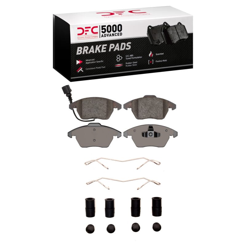 DFC — DFC 05-18 Audi A3 Front 5000 Advanced Ceramic Brake Pads and Hardware Kit
DFC Brake Pad Set