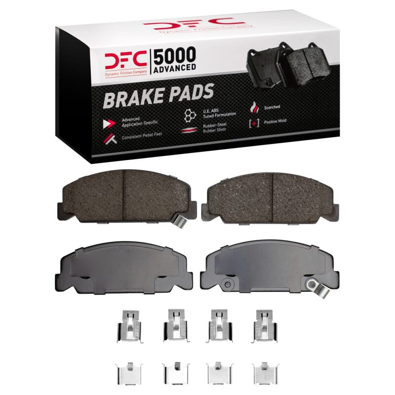 DFC — DFC 84-85 Honda Accord Coupe Front 5000 Advanced Ceramic Brake Pads and Hardware Kit
DFC Brake Pad Set