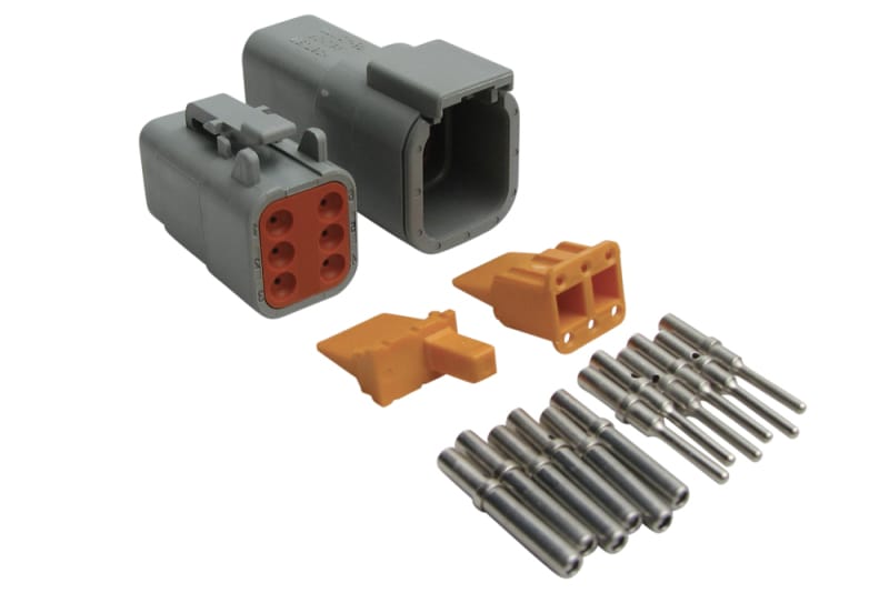 Haltech — Haltech Matching Set of Deutsch DTM-6 Connectors 7.5 Amp Plug & Pins
Accessories