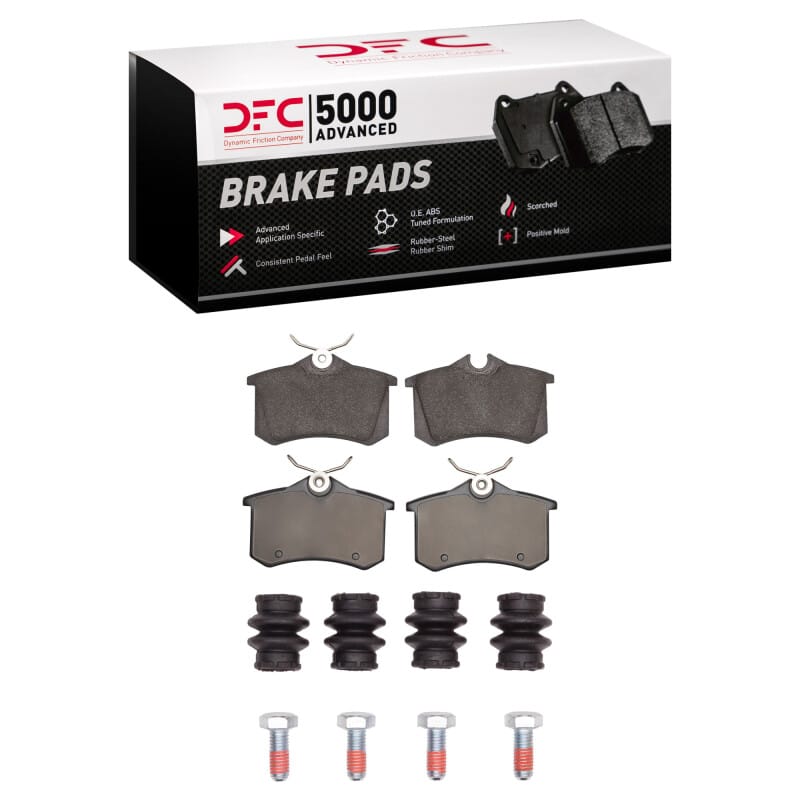 DFC — DFC 97-06 Audi A8 Rear 5000 Advanced Low Metallic Brake Pads and Hardware Kit
DFC Brake Pad Set
