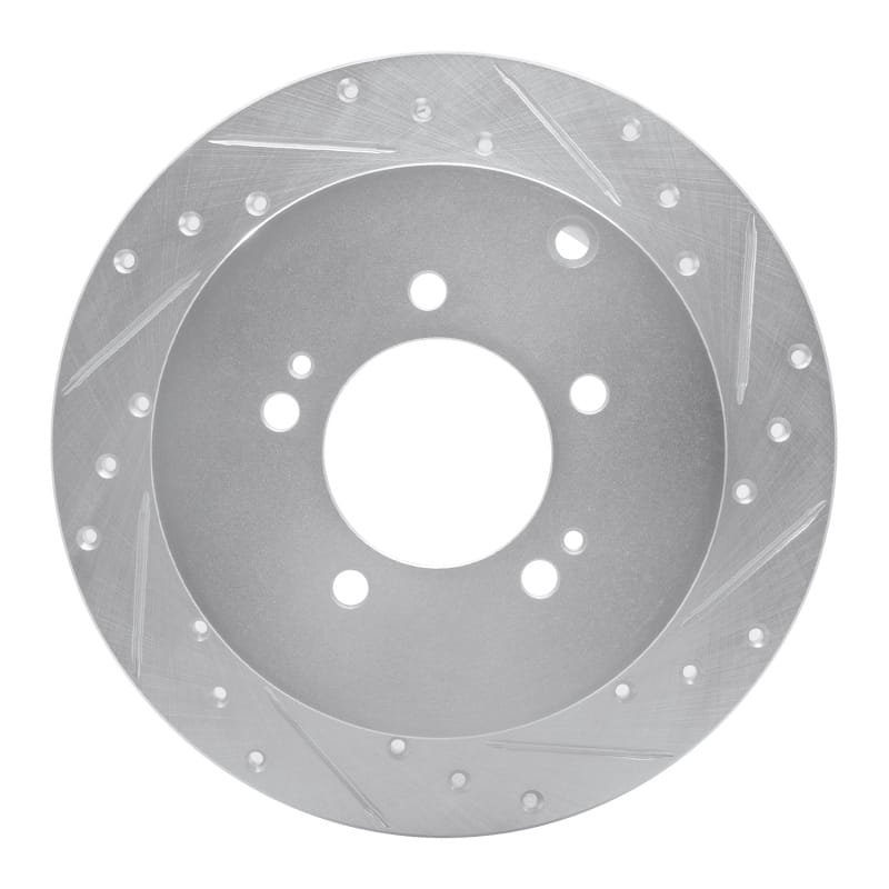 R1 Concepts — R1 07-15 Mitsubishi Lancer Rear Right Drilled & Slotted Silver Brake Rotor
R1 Brake Rotor Drill