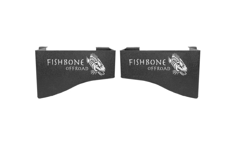 Fishbone Offroad — Fishbone Offroad 07-18 Jeep Wrangler JK 4 DR Wheel Well Storage Bin - Blk Textured Powdercoat Steel