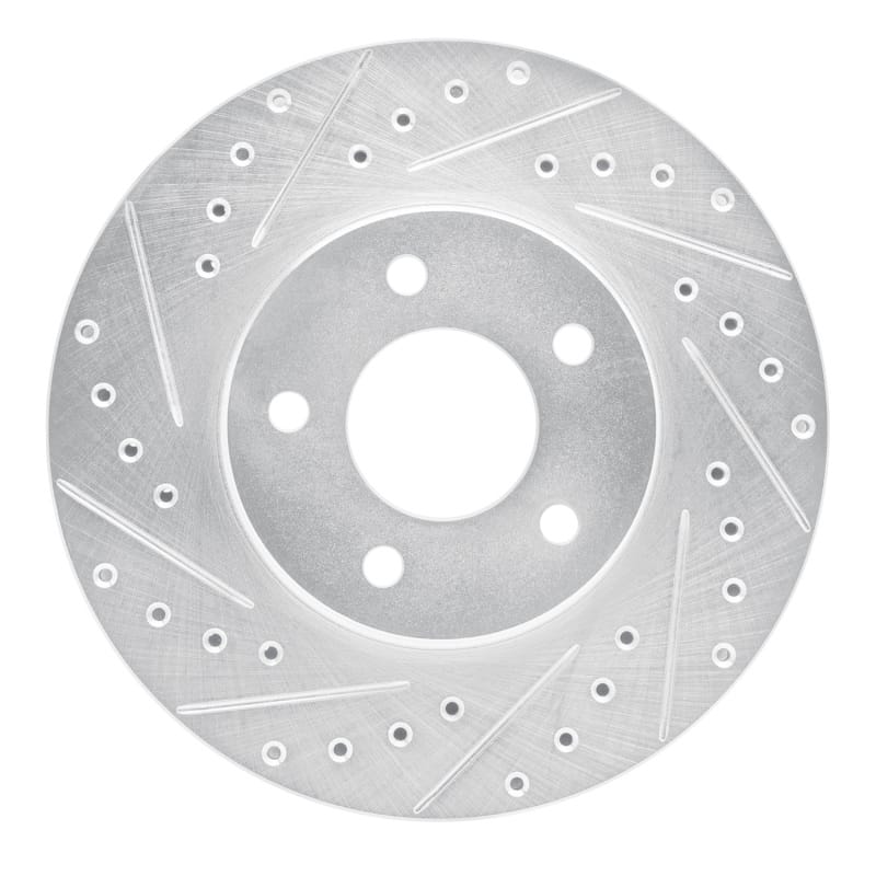 R1 Concepts — R1 01-07 Buick Rendezvous Front Left Drilled & Slotted Silver Brake Rotor
R1 Brake Rotor Drill