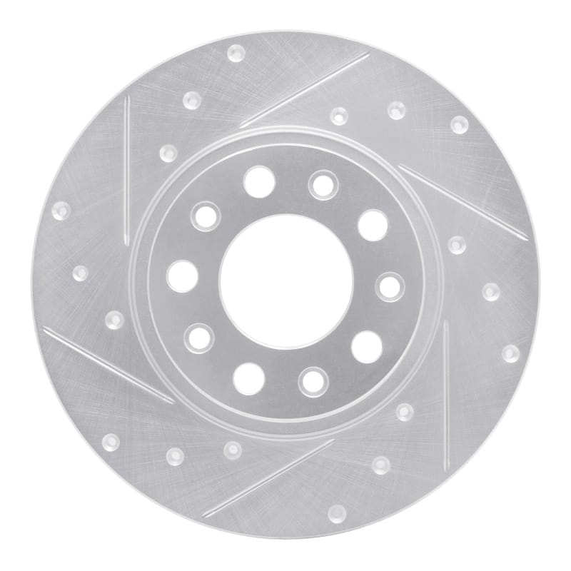 R1 Concepts — R1 14-22 Chrysler 200 Rear Left Drilled & Slotted Silver Brake Rotor
R1 Brake Rotor Drill