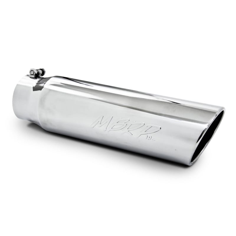 MBRP — MBRP Universal 5in OD Angled Rolled End 4in Inlet 18in Length T304 Exhaust Tip
ExhstTailPipeTip
Exhaust Tip