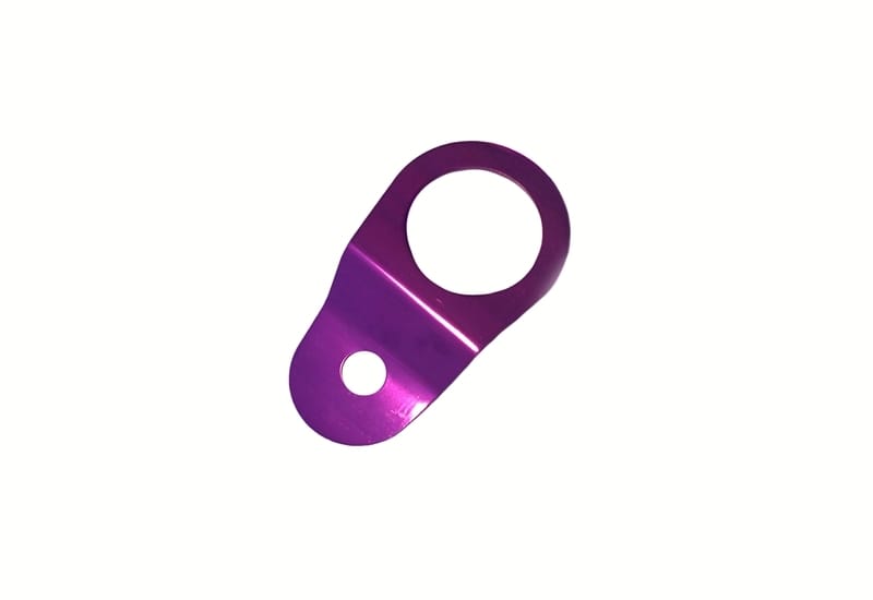 Torque Solution — Torque Solution Radiator Mount with Insert (Purple) : Mitsubishi Evolution 7/8/9