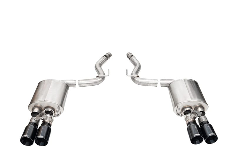 CORSA Performance — Corsa 2024-2025 Ford Mustang V8 5.0L 3in Axle-Back Exhaust System w/ Twin 4in Black Straight Tips
Exhaust