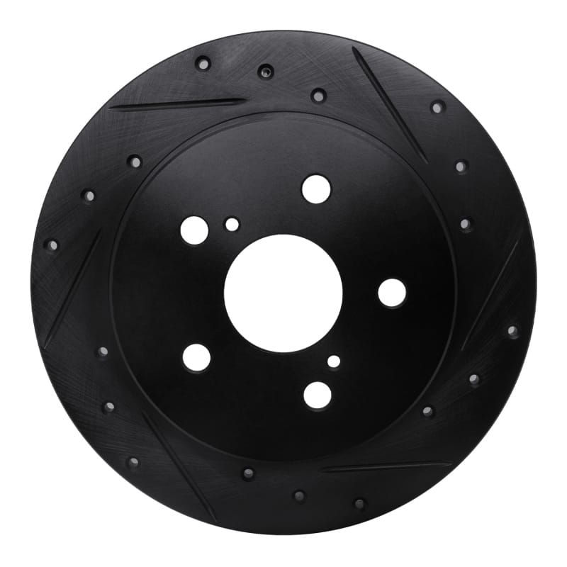 R1 Concepts — R1 2015-2025 Lexus ES250 Rear Right Drilled & Slotted Black Brake Rotor
R1 Brake Rotor Drill