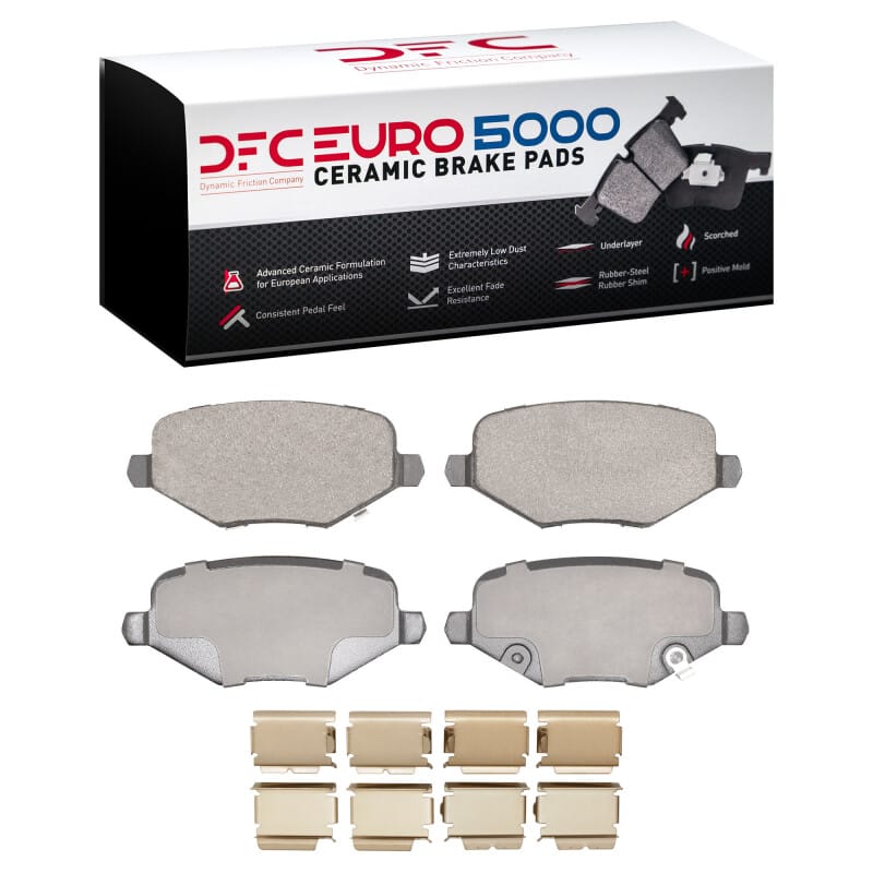 DFC — DFC 09-14 Dodge Journey Rear Euro 5000 Ceramic Brake Pads and Hardware Kit
DFC EURO Pads + HW