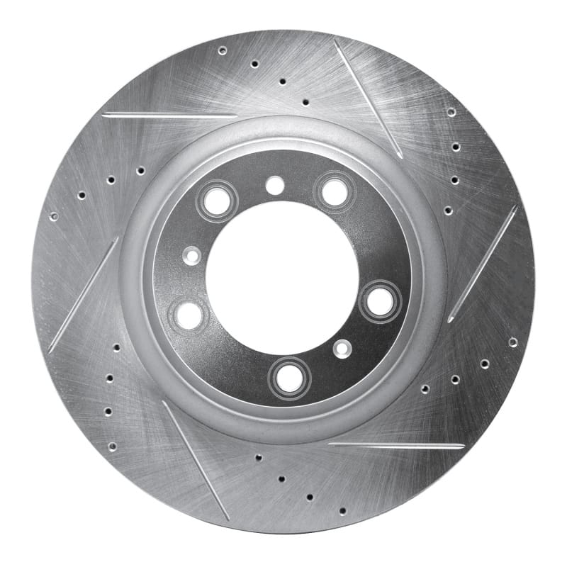 R1 Concepts — R1 07-16 Porsche 911 Left Rear Drilled & Slotted Silver Brake Rotor
R1 Brake Rotor Drill