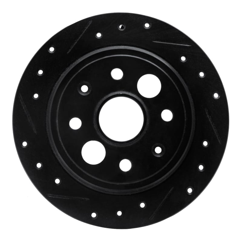 R1 Concepts — R1 86-89 Acura Integra Rear Left Drilled & Slotted Black Brake Rotor
R1 Brake Rotor Drill
