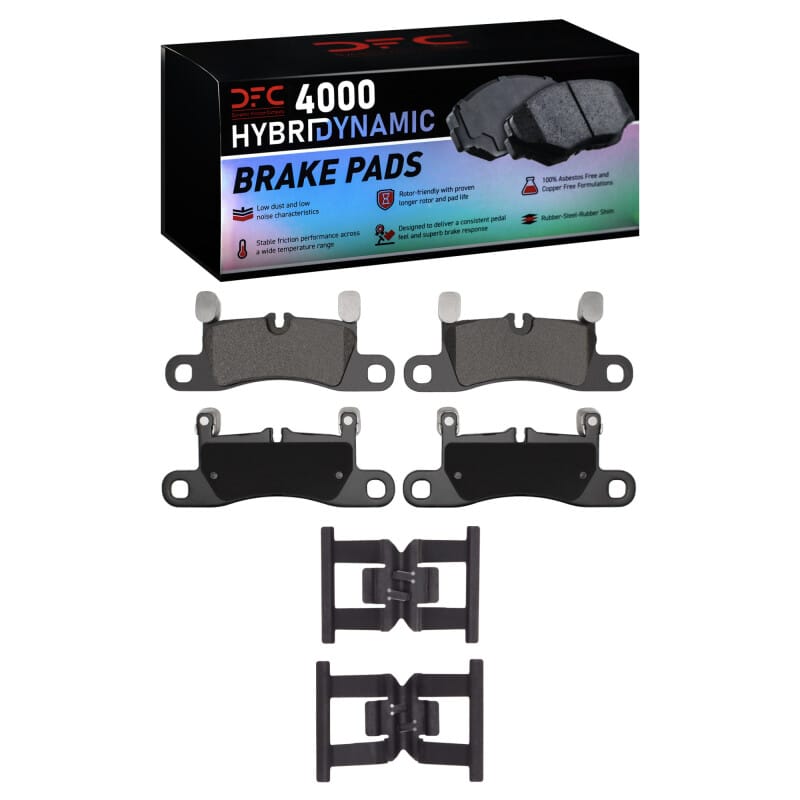 DFC — DFC 11-18 Porsche Cayenne Rear 4000 HybriDynamic Brake Pads and Hardware Kit
DFC Brake Pad Set
