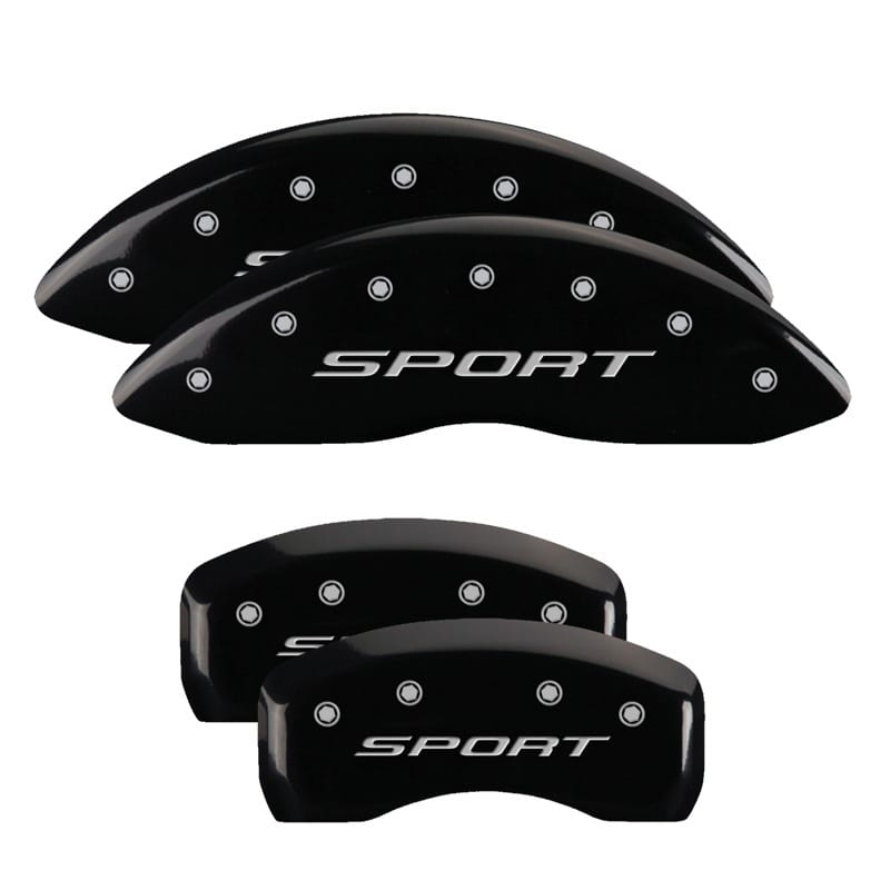 MGP — MGP 4 Caliper Covers Engraved Front & Rear 2015/Sport Black Finish Silver Char 2017 Ford Fusion
Caliper Covers