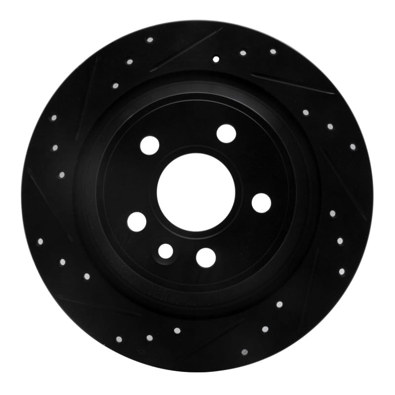 R1 Concepts — R1 09-15 Ford Focus RS (Mexico) Rear Left Drilled & Slotted Black Brake Rotor
R1 Brake Rotor Drill