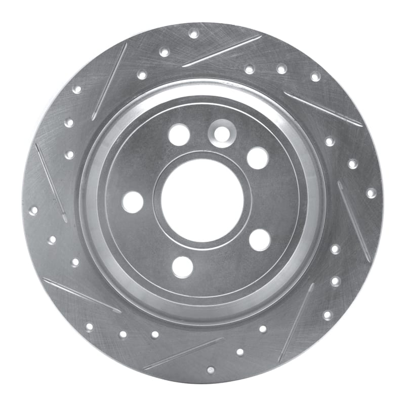 R1 Concepts — R1 07-10 Volvo S80 Rear Left Drilled & Slotted Silver Brake Rotor
R1 Brake Rotor Drill