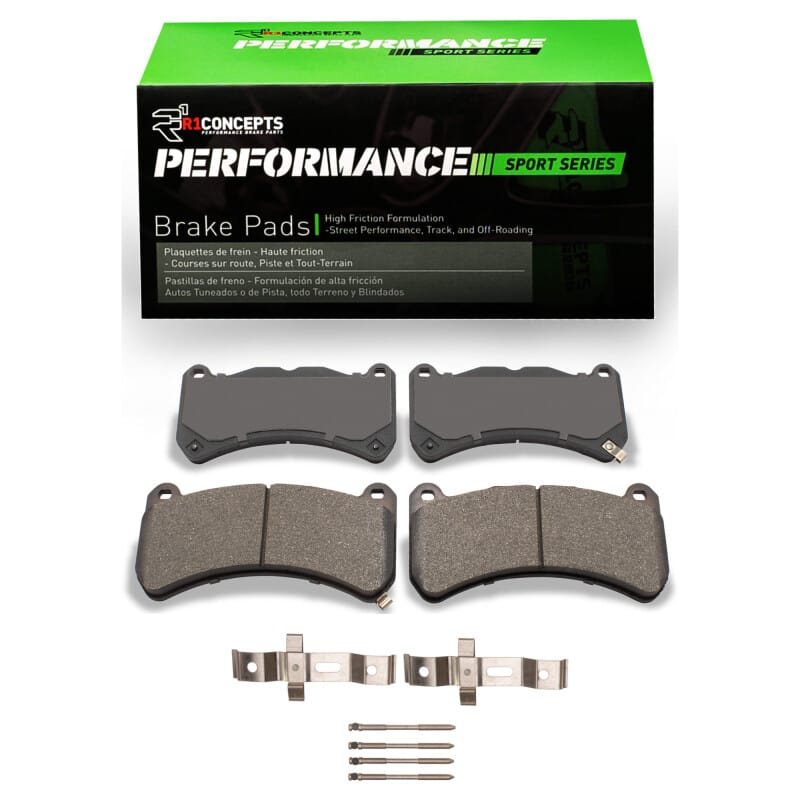 R1 Concepts — R1 2008-2025 Lexus IS F Front R1 Performance Sport Pads & Hardware Kit
R1 Performance Sport