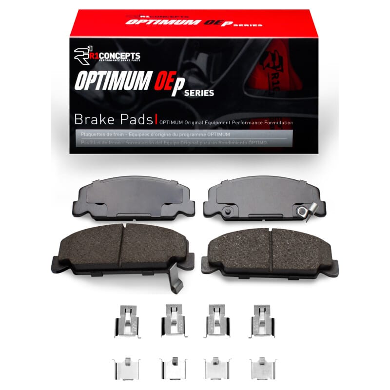 R1 Concepts — R1 84-85 Honda Accord Coupe Front Optimum OE Pads & Hardware Kit
R1 Optimum Oe Pads a