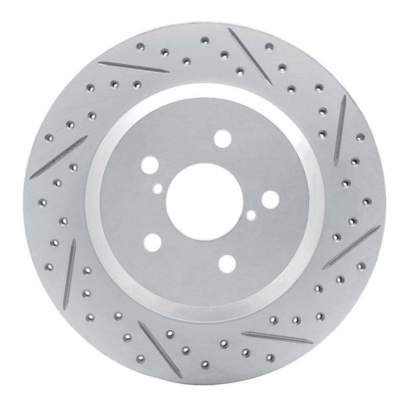 R1 Concepts — R1 19-23 Subaru Crosstrek Rear Right Drilled & Slotted Geo-Carbon Rotor