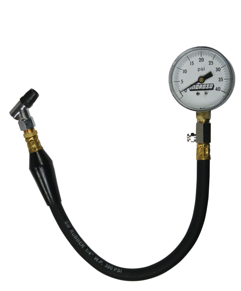 Moroso — Moroso Tire Pressure Gauge 0-40psi - 2-5/8in Display - 2 Percent Accuracy