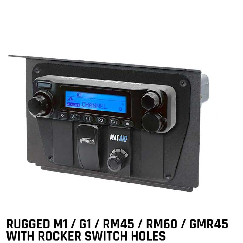 Rugged Radios — Rugged Radios Polaris XP1 Mount Kit - M1 / G1 / RM60 / GMR45 - Rugged GMR25