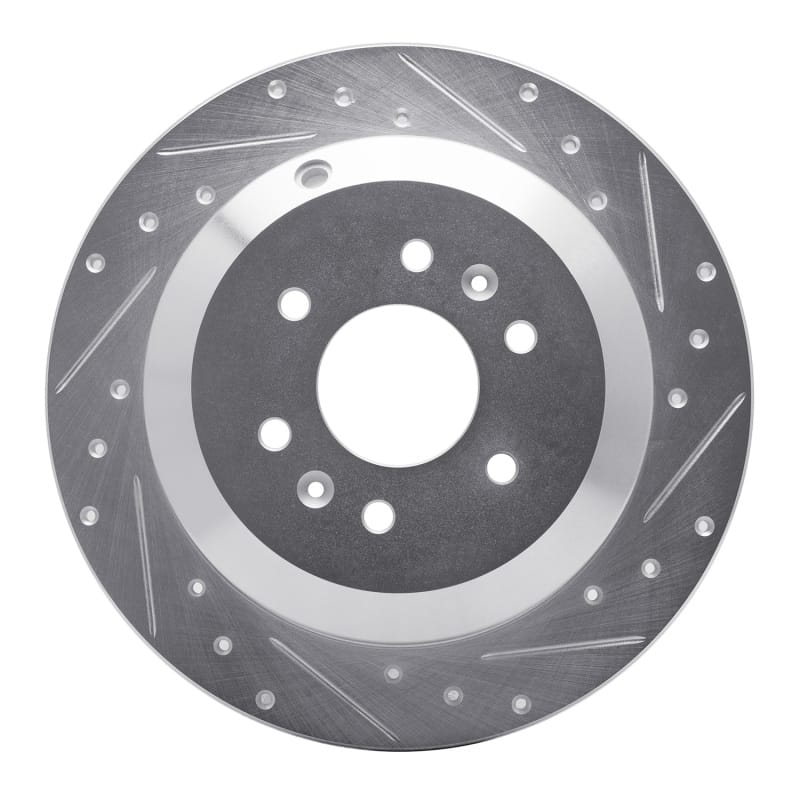 R1 Concepts — R1 09-10 Kia BORREGO Rear Right Drilled & Slotted Silver Brake Rotor
R1 Brake Rotor Drill