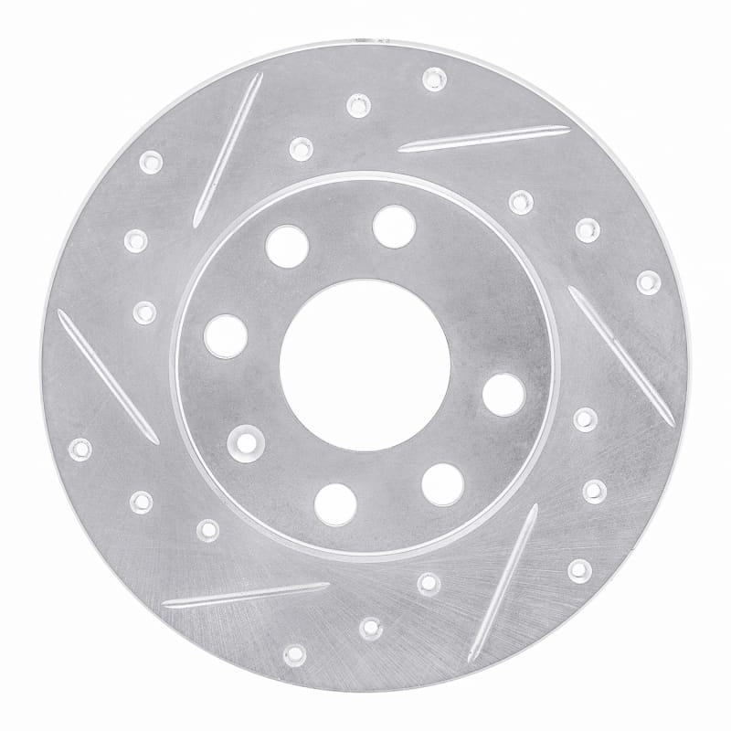 R1 Concepts — R1 88-89 Pontiac LeMans Front Right Drilled & Slotted Silver Brake Rotor
R1 Brake Rotor Drill
