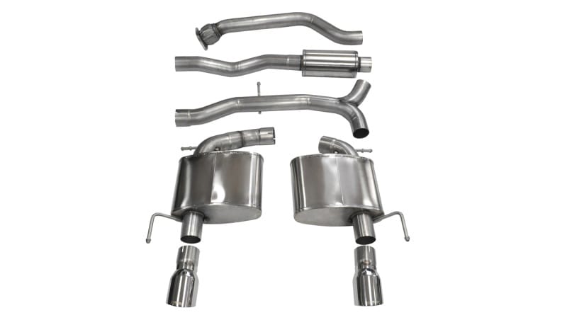 CORSA Performance — Corsa 2013-2019 Cadillac ATS Sedan 2.0L A/T Polished Sport Dual Rear Cat-Back Exhaust
Exhaust