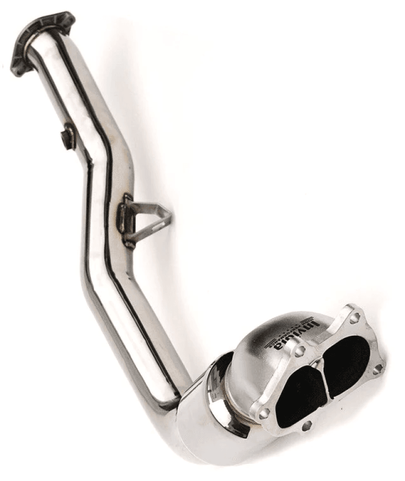 Invidia — Invidia 02-07 Subaru Impreza WRX/STI High Flow Catted Downpipe w/ Extra 02 Bung