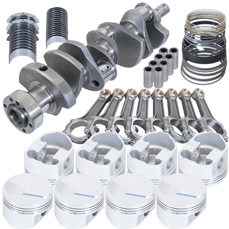 Eagle — Eagle Chevy 454 1Pc Closed 4.000in Crank 6.135in I-Beam Rods 4.280in Pistons Rotating Assembly
Street & Strip Assy