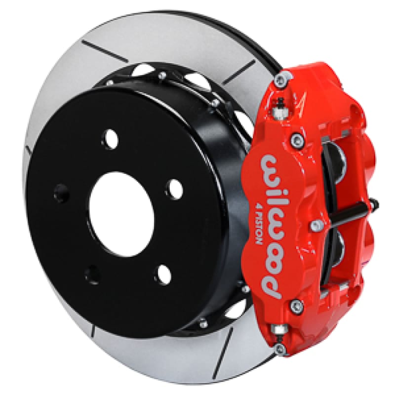 Wilwood — Wilwood 18-21 Jeep Wrangler Narrow Superlite 4R Rear Brake Kit Slotted 13.50in Rotor w/Lines - Red