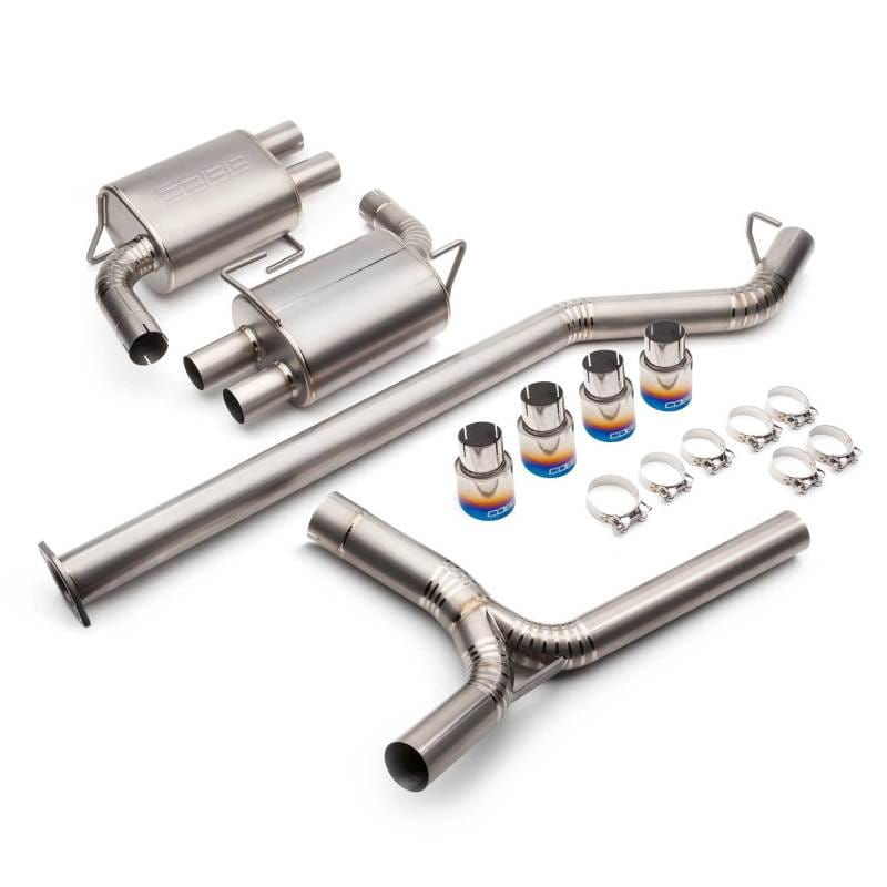 COBB — Cobb 22-24 Subaru WRX Titanium Catback Exhaust (Incl. Burnt Ti Tips)