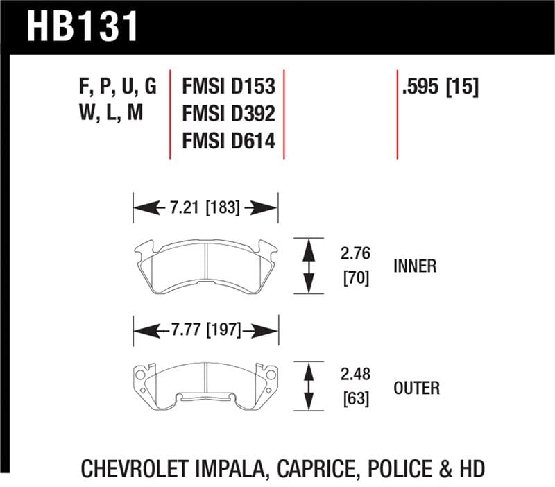 Hawk Performance — DTC-70 Disc Brake Pad