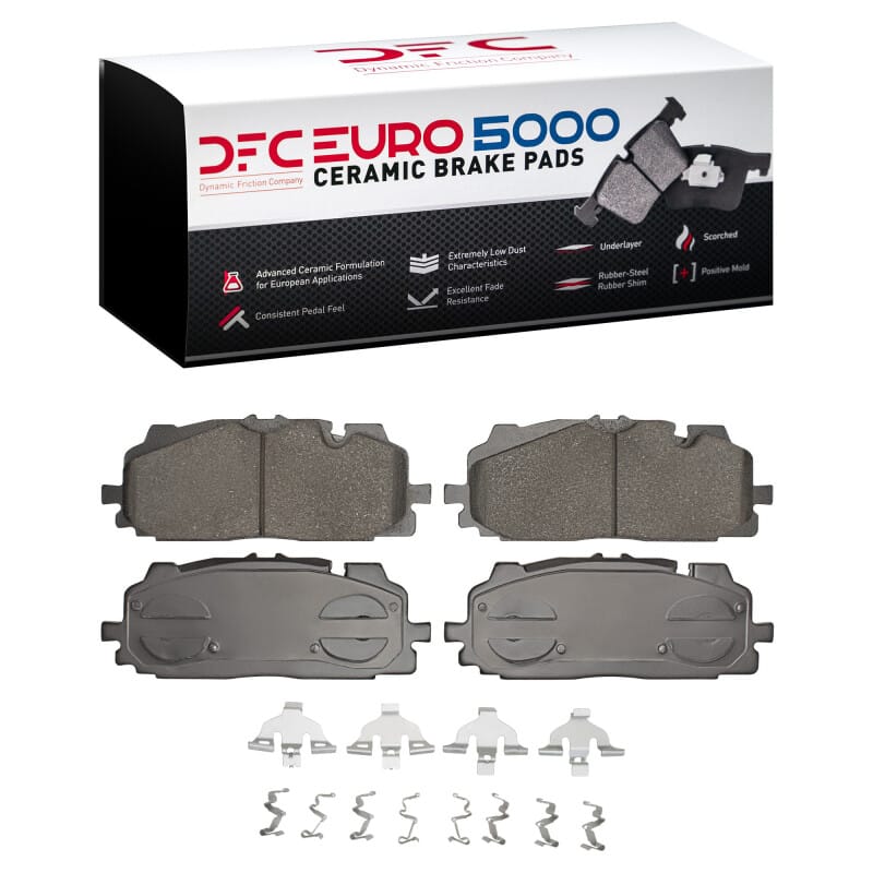 DFC — DFC 17-17 Audi Q7 Front Euro 5000 Ceramic Brake Pads and Hardware Kit
DFC EURO Pads + HW