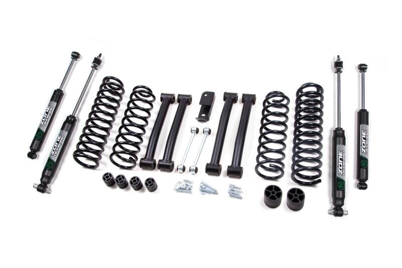 Zone Offroad — Zone Offroad 93-98 Jeep ZJ 4in Suspension System