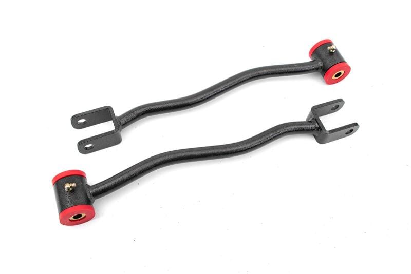 BMR Suspension — BMR 08-14 Cadillac CTS-V 2nd Gen Lower Trailing Arms Non-Adjustable Poly Bushings - Black Hammertone
