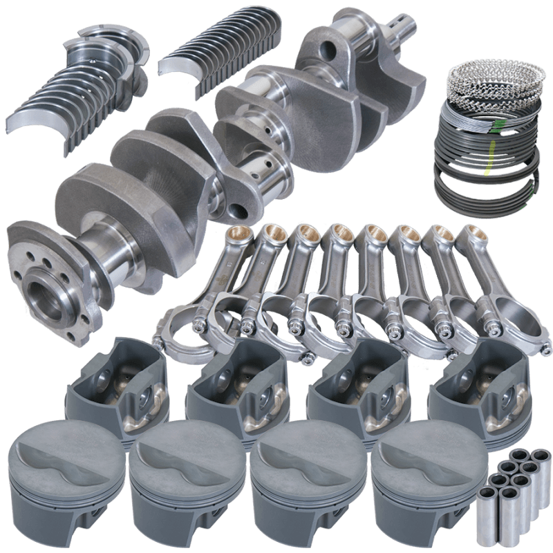 Eagle — Eagle Chevy LT1350 1Pc 3.480in Crank 5.700in I-Beam Rods -5cc 4.030in Pistons Rotating Assembly
Street & Strip Assy