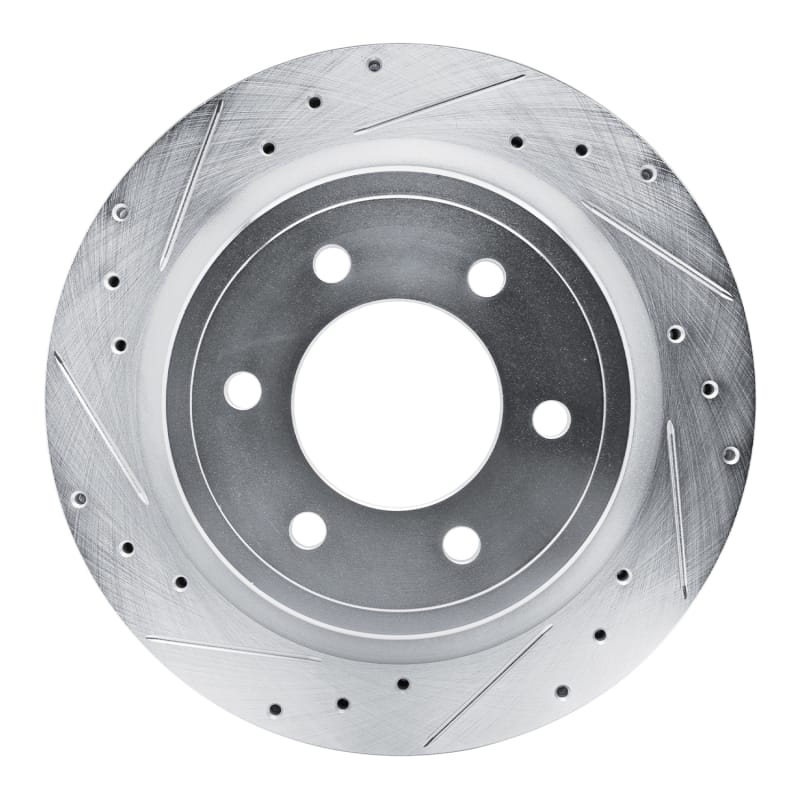 R1 Concepts — R1 21-25 Ford BRONCO Rear Left Drilled & Slotted Silver Brake Rotor
R1 Brake Rotor Drill