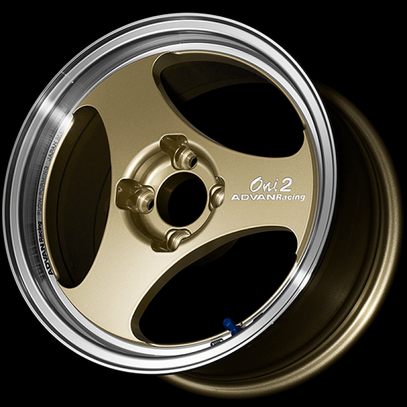 Advan — Advan ONI2 14x6.0 / +38 Offset / 4x100 / 63mm Bore / Machining and Champagne Gold