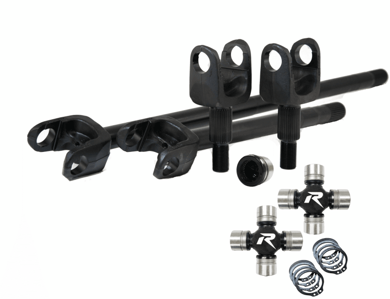 Revolution Gear & Axle — Revolution Gear & Axle 07-18 Jeep Wrangler JK Chromoly Discovery Series Front Axle Kit w/U-Joints