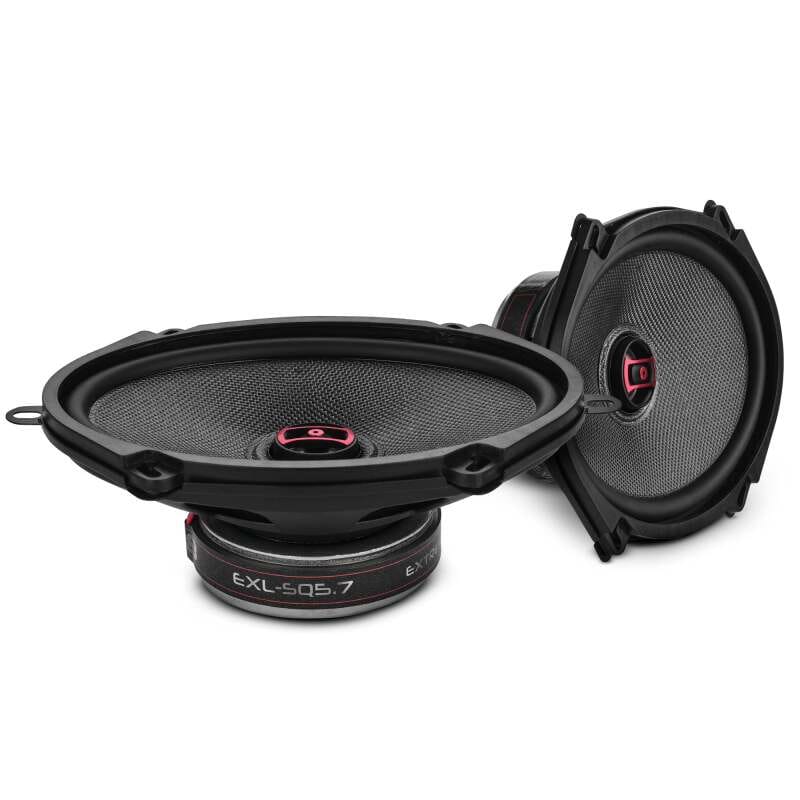 DS18 — DS18 5x7in 120 Watts RMS 3 ohm 2-Way Coaxial Speakers And Component System w/ Fiberglass Cone