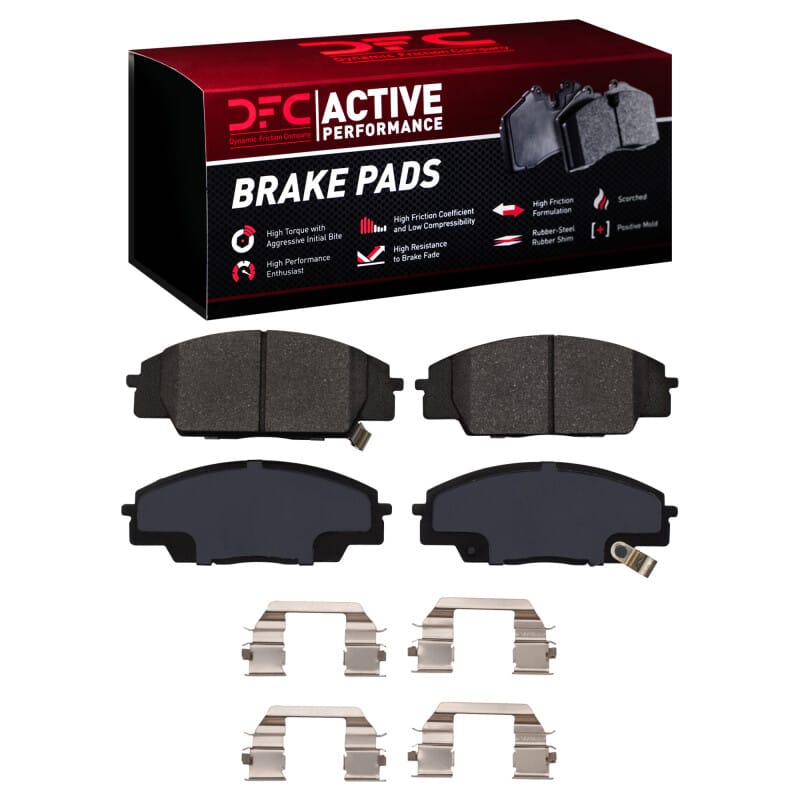 DFC — DFC 00-11 Acura RSX Front Active Performance Pads and Hardware Kit
DFC Brake Pad Set