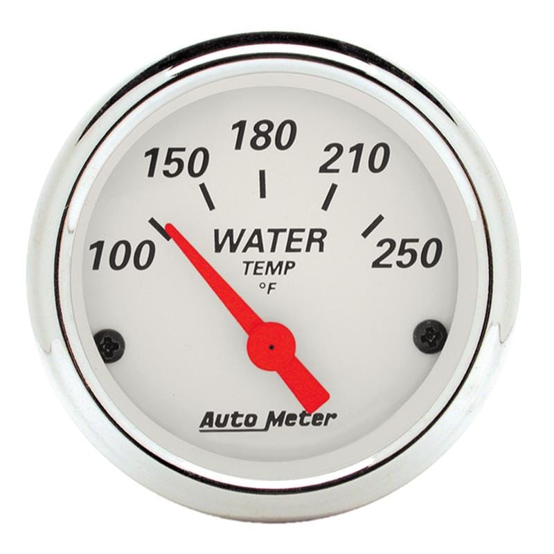 AutoMeter — Autometer Arctic White 2-1/16in 250 Degree Electric Water Temp Gauge
GA 2" WTEMP ELEC AW