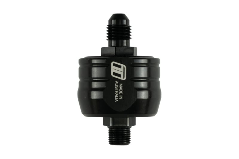 Turbosmart — Turbosmart Turbo Oil Filter 44um -4AN Inlet 1/8in NPT Outlet