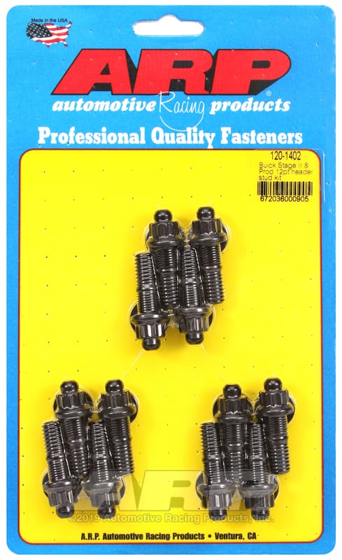 ARP — ARP Buick Stage II & Prod 12pt header stud kit