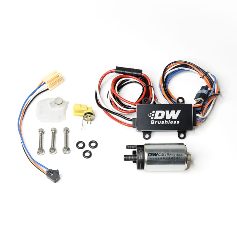 DeatschWerks — DeatschWerks 14-19 Ford Fiesta ST 440lph InTank Brushless Fuel Pump w/9-0912 Instl kit/C102 Contrllr
Fuel Pumps
