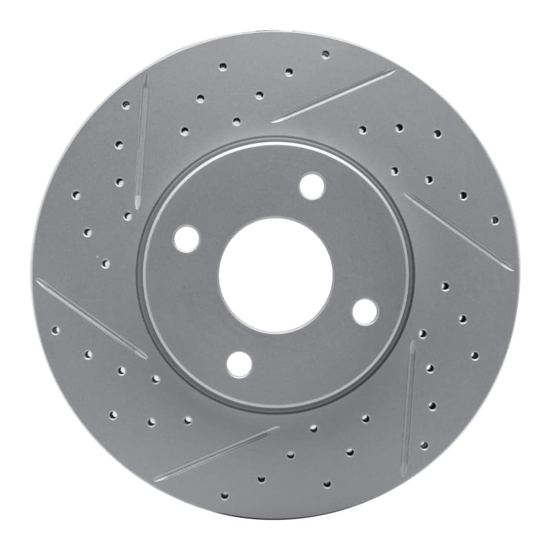 R1 Concepts — R1 05-12 Ford Ecosport (Mexico) Front Left Drilled & Slotted Geo-Carbon Rotor