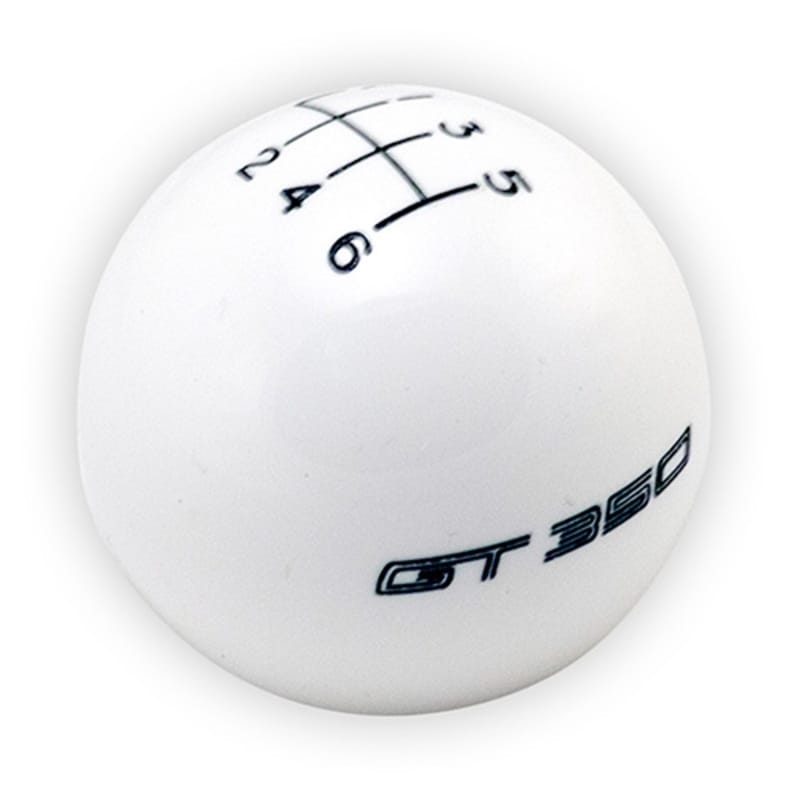 Ford Racing — Ford Racing 15-19 Mustang GT350 White 6-Speed Shift Knob
M/TShftKnob