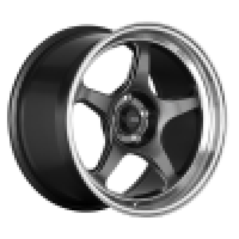 Konig — Konig Hyperspec 15x8 4x100 ET35 Anthracite Metallic Wheel w/ Mirror Machined Lip (Knurled Bead)