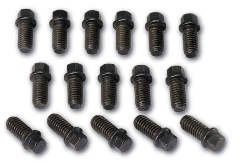 Moroso — Moroso Header Bolts - 3/8in-16 - Steel - 16 Pack