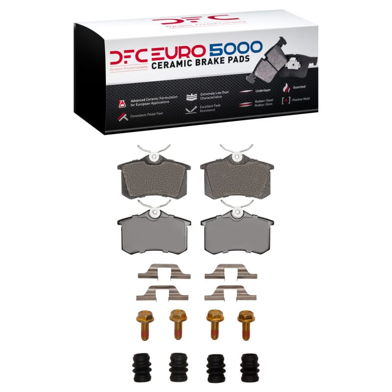 DFC — DFC 99-08 Audi A6 (USA/Canada) Rear Euro 5000 Ceramic Brake Pads and Hardware Kit
DFC EURO Pads + HW